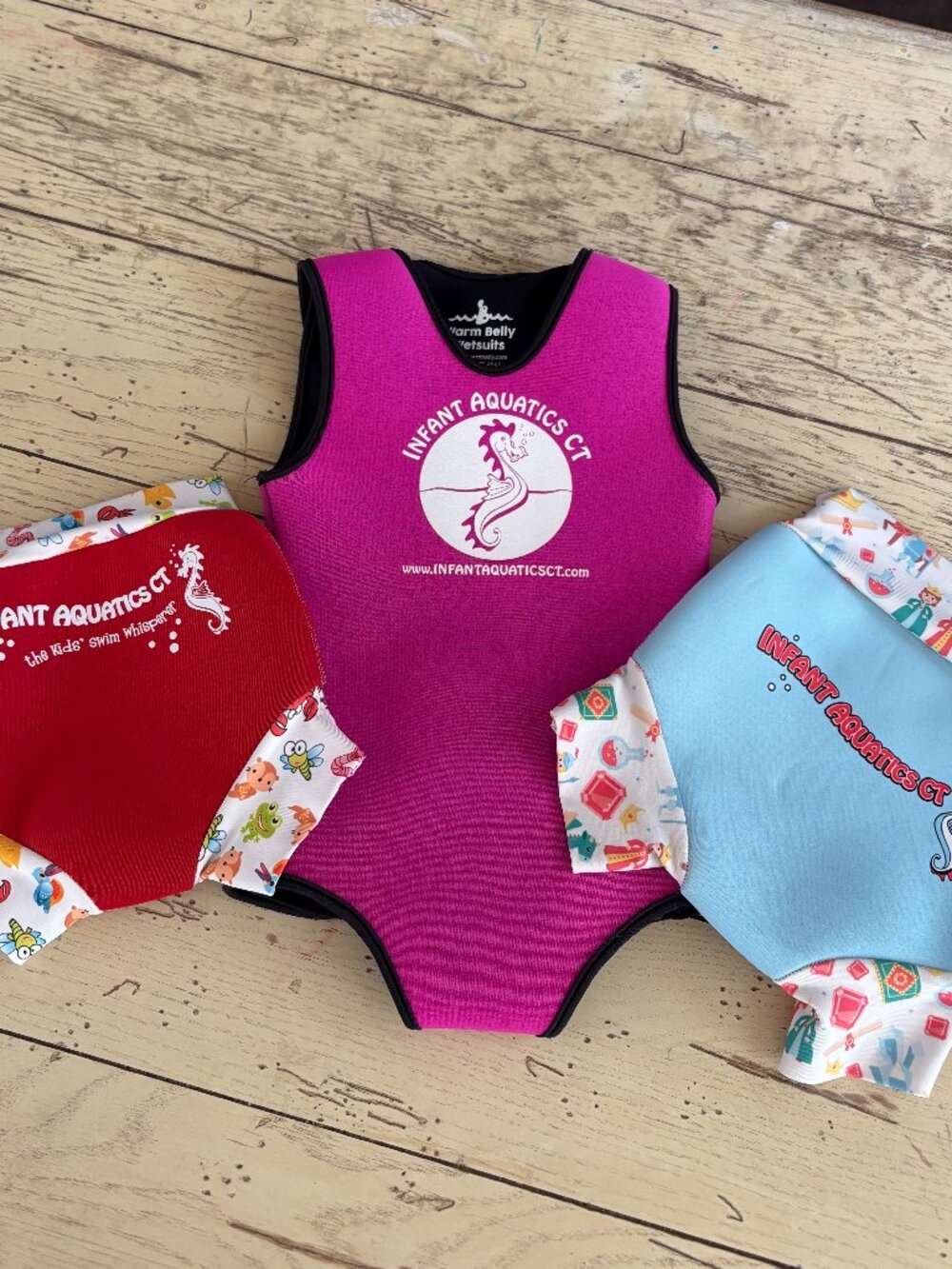 Infant Aquatics Wetsuit and Swim Diapers